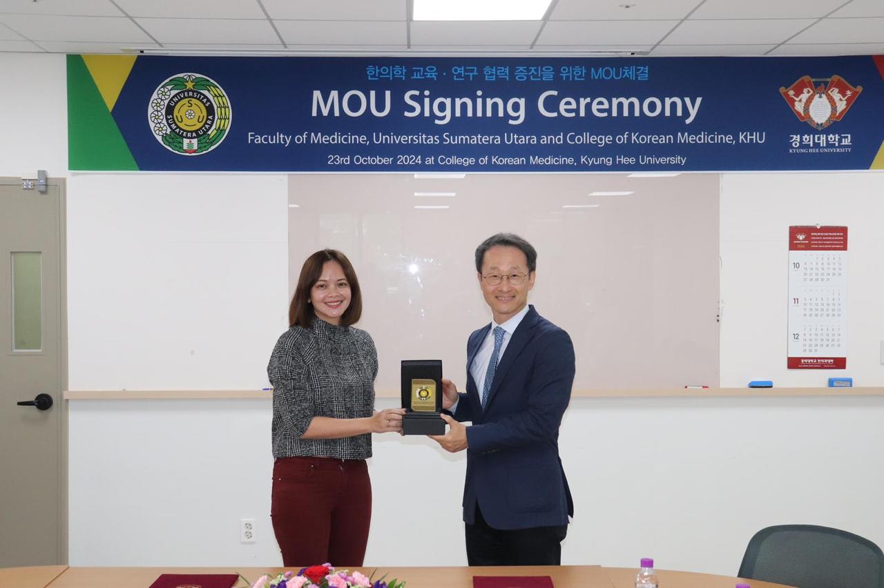 Vice Dean III of FK USU Builds Collaboration with College of Korean Medicine, Kyung Hee University